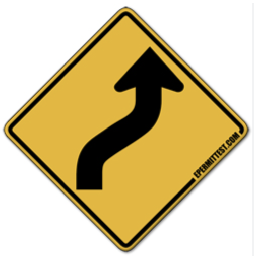 <p>Turns and Curves: Road Curves to Right and Left</p>