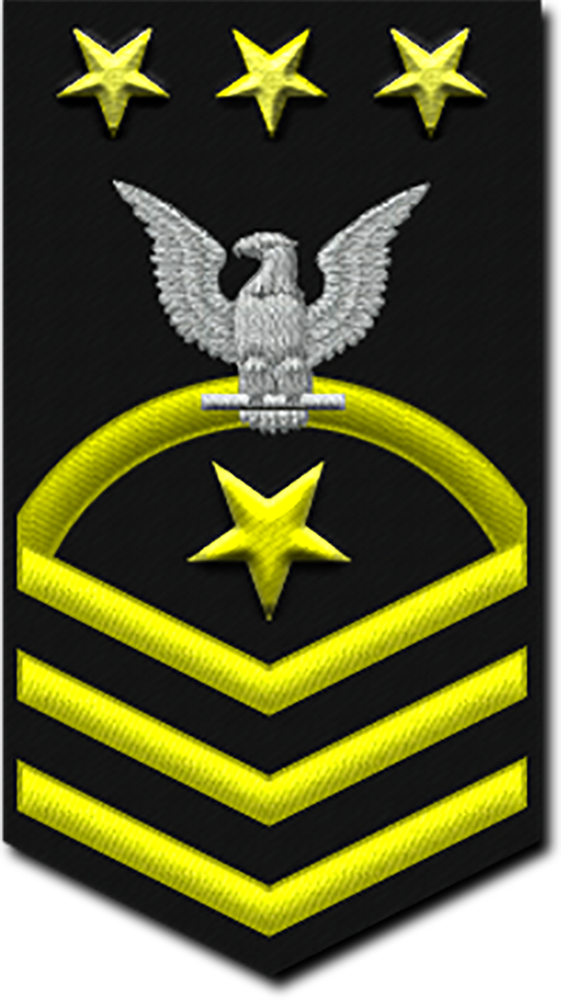 <p>What is the E9 four-star Navy noncommissioned officer’s title and acronym?</p>