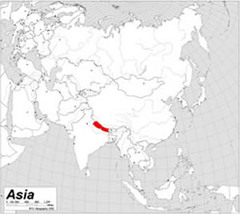 <p>North of India north west of Bhutan and Bangladesh</p>