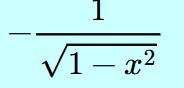 <p>What is this the derivative of?</p>