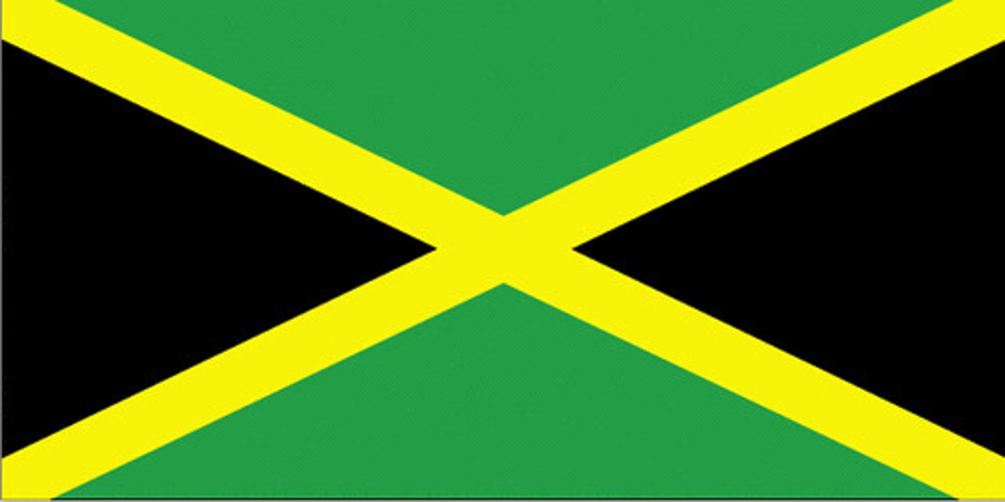 <p>la Jamaïque, jamaïcain (2x)</p>