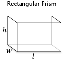 <p>Volume of a Rectangular Prism</p><p>V = ?</p>