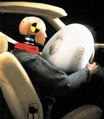 <p>Seatbelts, airbags, crumple zones</p>
