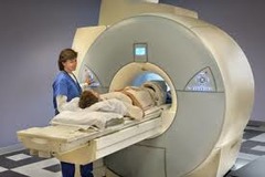 <p>a technique that uses magnetic fields and radio waves to produce computer-generated images of soft tissue. MRI scans show brain anatomy.</p>