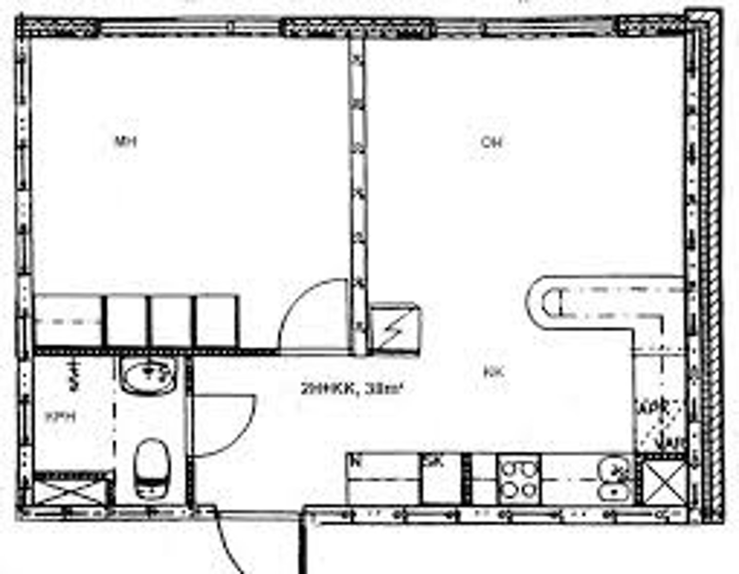 <p>two-room apartment</p>