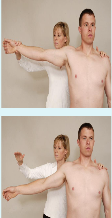 <ul><li><p><span>PURPOSE- Also known as Codman’s test. Identify tear/ full rupture of rotator cuff</span></p></li><li><p><span>DESCRIPTION- The examiner abducts the patient’s shoulder to 90° and then asks the patient to slowly lower the arm to the side in the same arc of movement</span></p></li><li><p><span>RESULT- A positive test is indicated if the patient is unable to return the arm to the side slowly or has severe pain when attempting to do so</span></p></li></ul><p></p>
