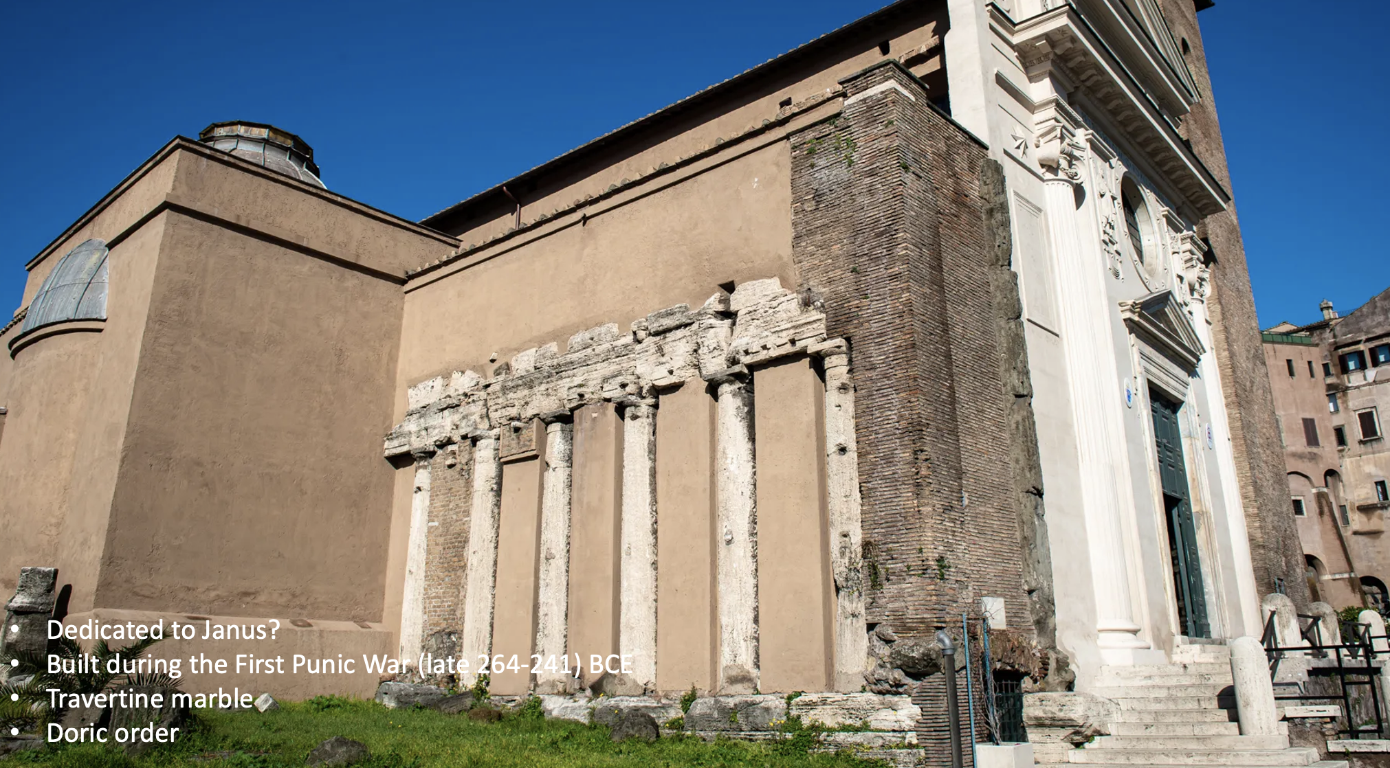 <p>So-Called Temple of San Nicola in Carcere</p>