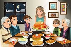 <p>/hæv ˈdɪnə təˈɡeðə/</p><p>(collocation) ăn tối cùng nhau</p><p>My family usually has dinner together every night.</p>