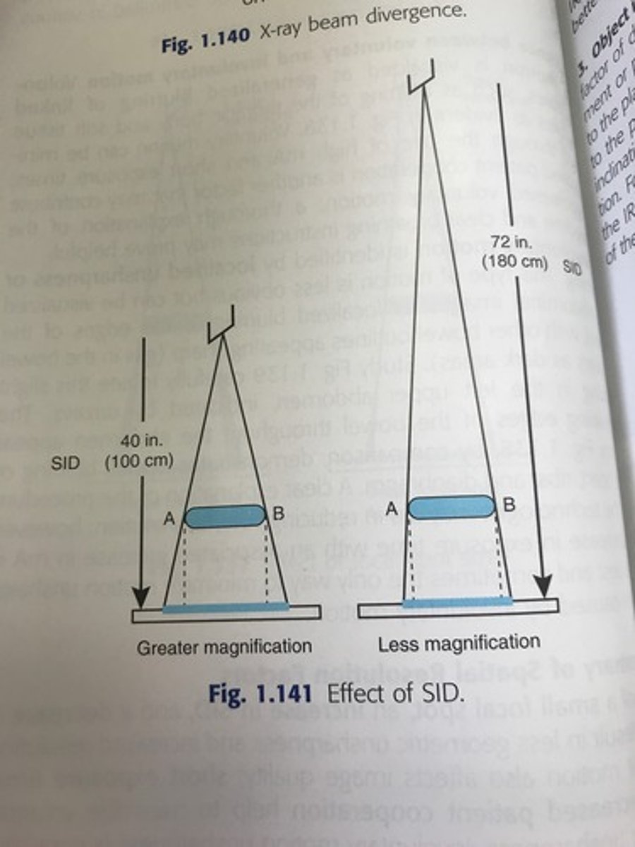 <p>Less magnification and reduced distortion</p>
