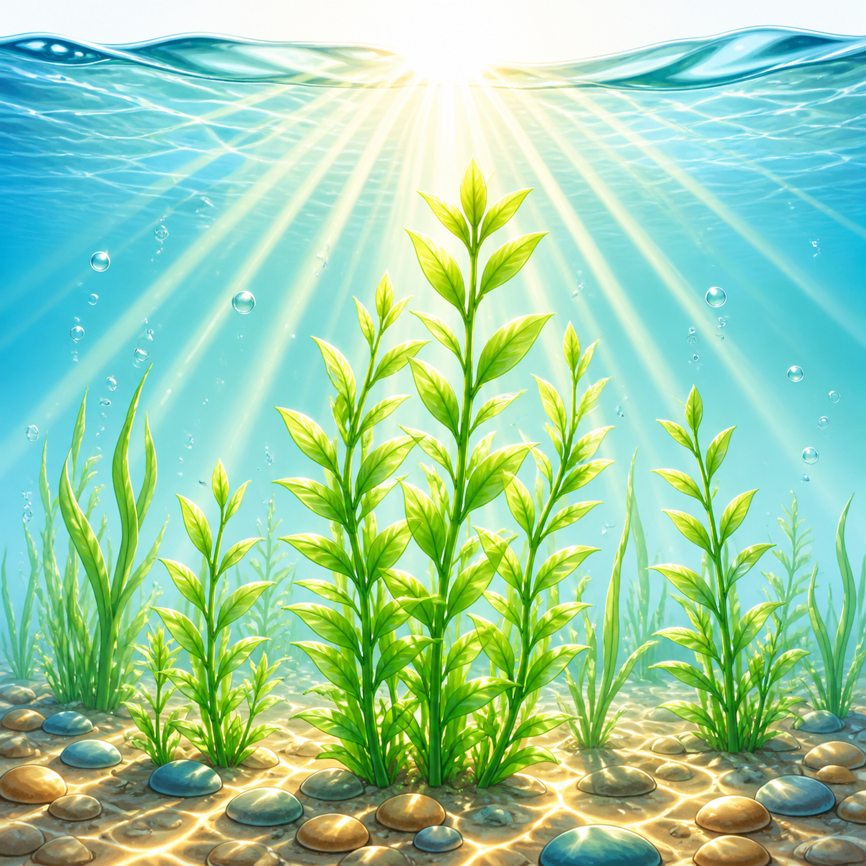 <p>The main energy source that producers in the shallow water use to grow.</p>