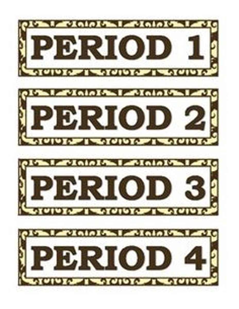 <p>in the ... hour</p><p>(class period)</p>