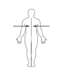 <p>Name the directional term that is toward or closer to the median plane?</p>