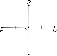 <p>What is a perpendicular bisector ? </p>