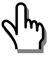 <p>the finger</p>