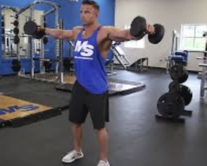 <p>Lateral raise target muscle and joint action</p>