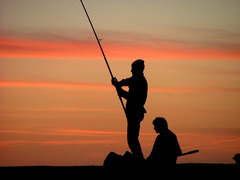 <p>to fish</p>