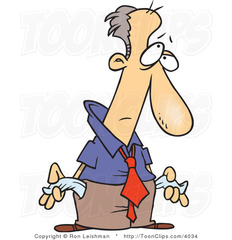 <p>без копійки. </p><p>Having no money at all.</p><p>Example: "He arrived in London completely ______."</p><p>Collocations: be ______, left ______.</p>