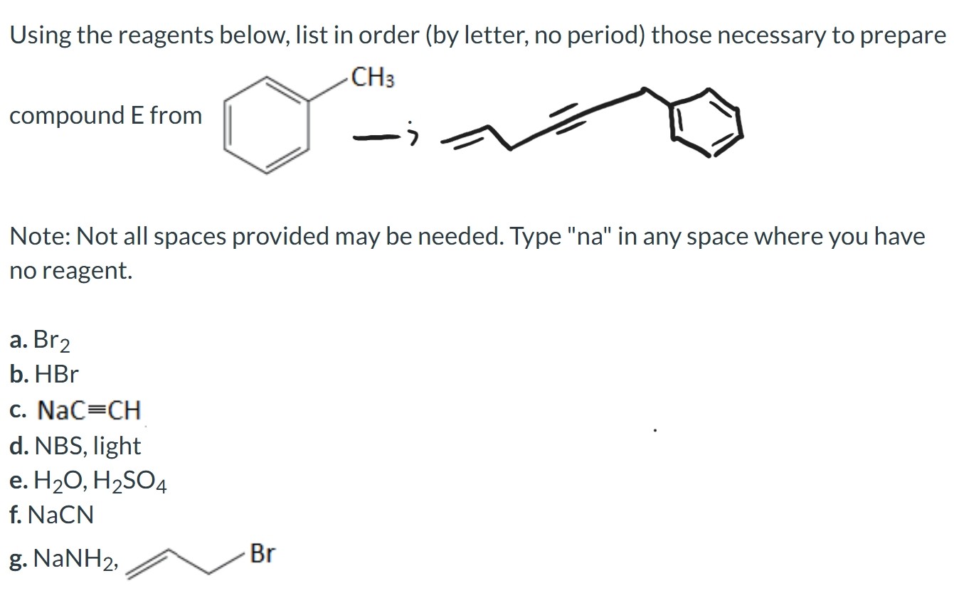 <p>Synthesize using benzylic bromination by NBS</p>