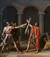 <p>giuramento degli orazi</p>