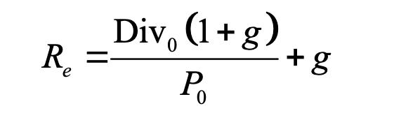 <p>Depending on the availability of data, either of the two models, or both, can be used to estimate Re. (close answers) </p>