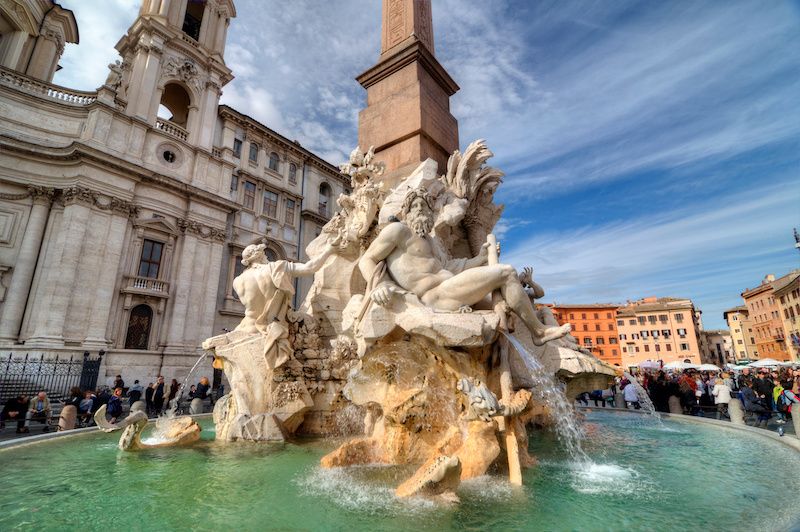 <p>Fontana dei Quattro Fiumi </p>