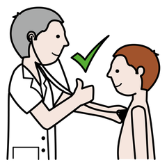 <p>to get better, to heal</p>