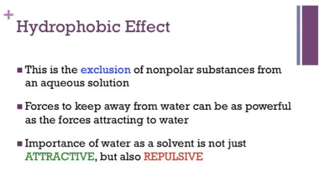 <p><span style="background-color: transparent;"><strong>More with water driving away non-polar substances than nonpolar substances interacting with each other!</strong></span></p>