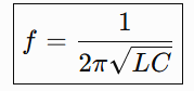 <p>L = inductance</p><p>C = capacitance</p>