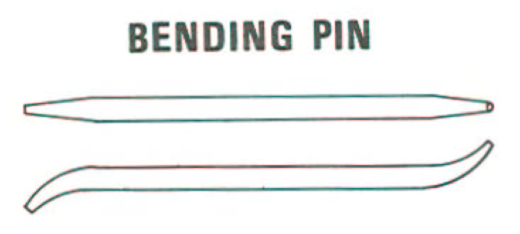 <p>Bending Pin (or Iron)</p>