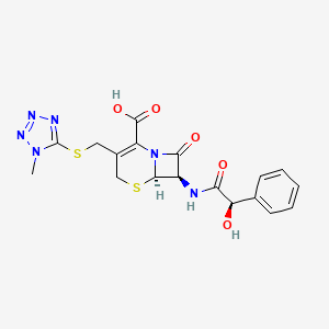 <p>2nd generation cephalosporin with an N-methylthiotetrazole (NMTT) group.</p>