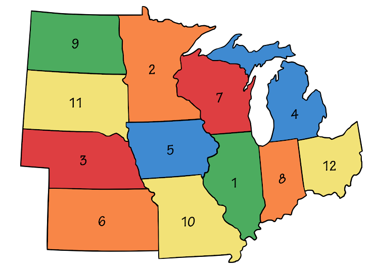 <p>What is state number 3?</p>