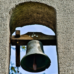 <p>Dans les villages en France, les cloches des églises _____ régulièrement.</p>
