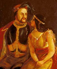<p>She was the American Indian wife of John Rolfe in early settlement days in Jamestown. (p. 25)</p>
