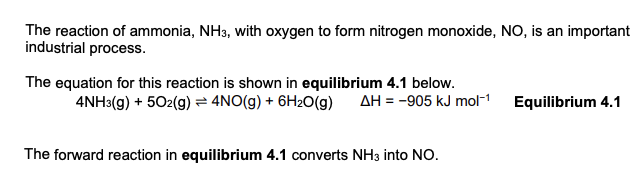 <p><strong>5.10 tonnes of NH3 are converted into NO. Calculate the energy released, in kJ, for this conversion. Give your answer in standard form and to an appropriate number of significant figures. (4 marks)</strong></p>