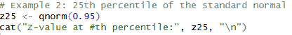 <ul><li><p>First put percentage into “qnorm” in RStudio. which will find a z value</p></li><li><p>Put the z value into the z-score formula, and also put the mean and SD into there as well</p></li><li><p>solve for x <strong>(qnorm)</strong></p></li></ul><p></p>