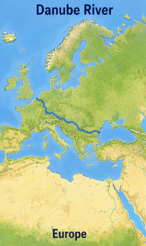 <p>Danube River, Europe</p>