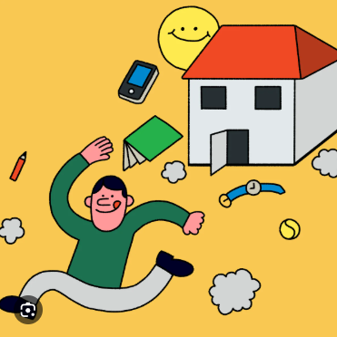 <p>to do something without planning it in advance.</p>