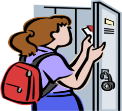 <p>Can I go to my locker?</p>