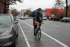 <p>When passing a bicycle traveling in the same direction, leave a distance of at least</p>