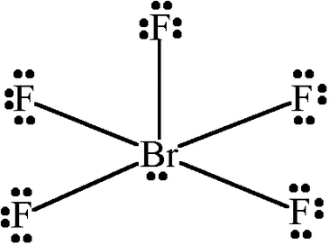 <p>Square pyramidal</p><p><90 degrees</p>