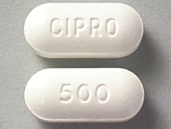 <p>Ciprofloxacin</p><p>Fluoroquinolone Antibiotic</p><p>Bacterial Infection</p>
