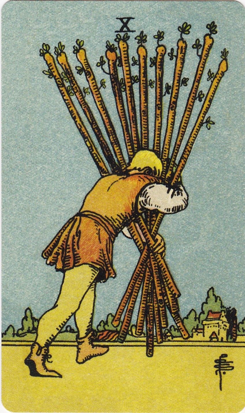 <p><span><span>TEN OF WANDS</span></span></p>