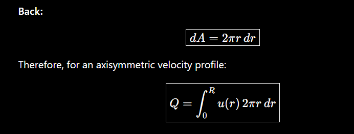 <p>dA= 2 pi r dr</p><p></p>