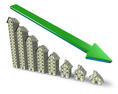 <p>A decrease in value</p>
