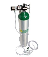<p>Which gas would you presume is in this cylinder?</p>