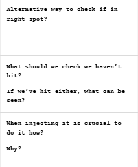<p>Method Low Caudal Epidural</p>