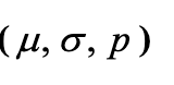 <p>Measurements made on population data </p>