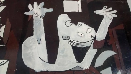 <p>This artwork below would MOST likely be discussed in relation to which concept? </p>