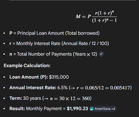 <p><span style="color: rgb(249, 14, 146);"><strong>Use mortgage formula or calculator (practice on test)</strong></span></p>