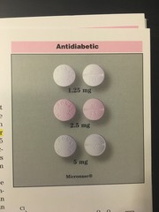 <p>Glyburide </p><p>Antidiabetic / sulfonylureas </p><p>Type 2 Diabetes</p>